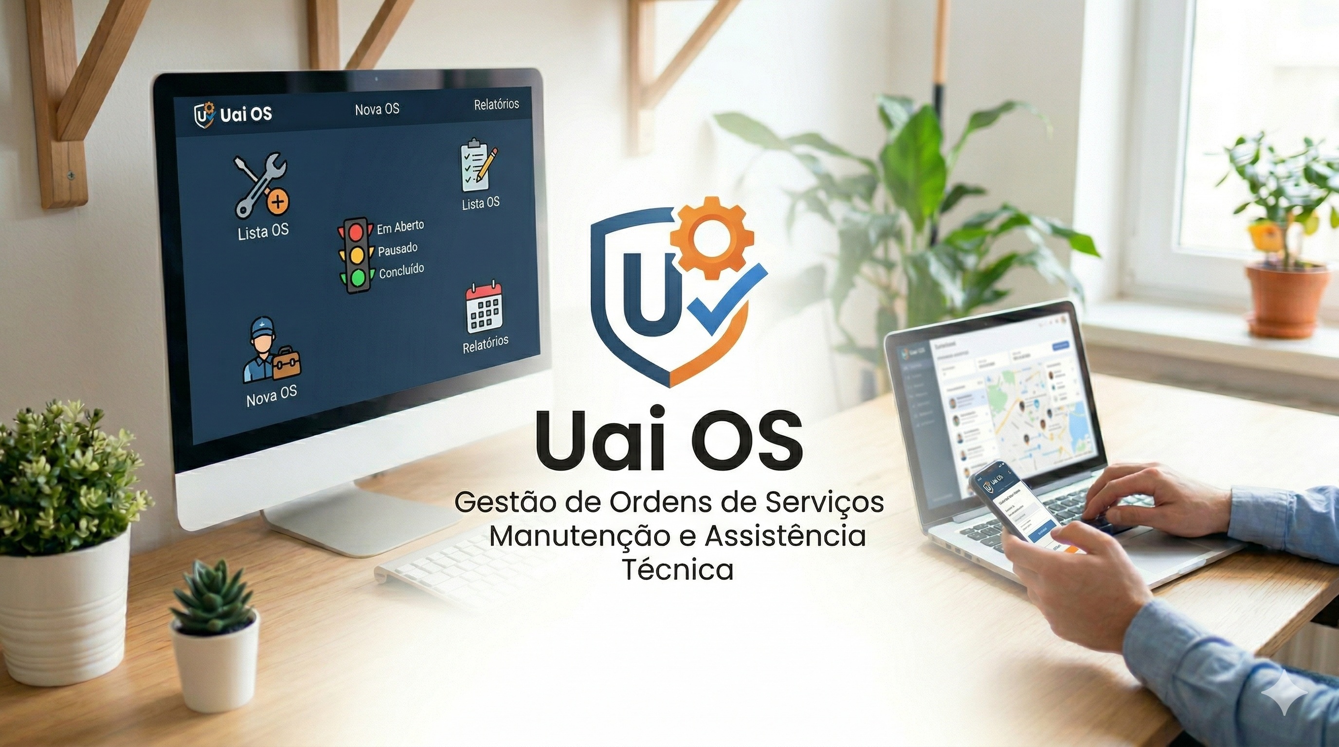Uai OS - Gestão de Assistências Técnicas